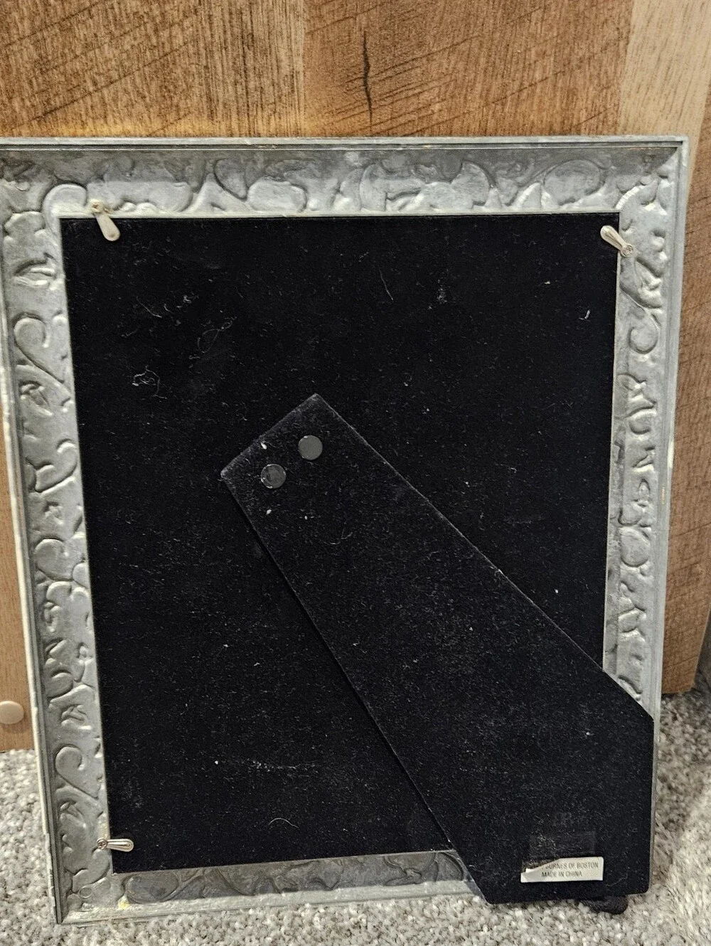 Vtg Burnes Of Boston Gold Metal 8x10 Frame